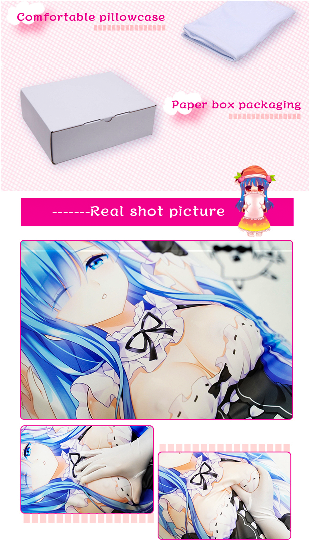 3D Breast for Dakimakura Pillowcase - For better simulation