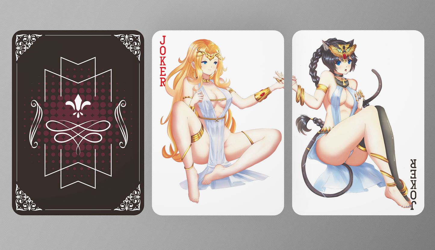 Gentlemen's Lair - Pin-up Anime Playing Cards