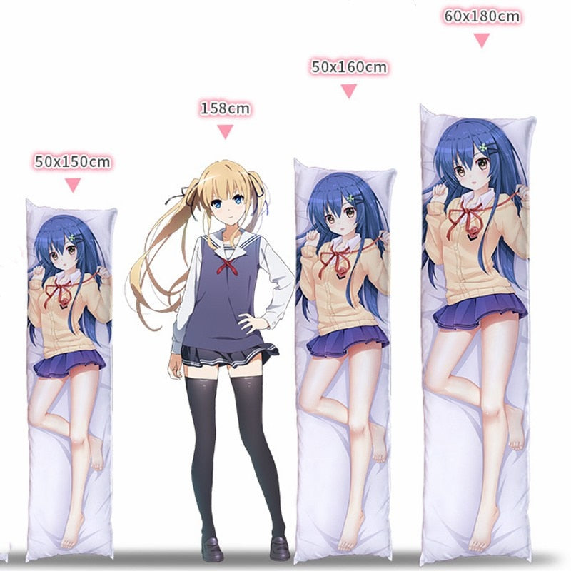 Dakimakura Keqing Anime Pillow Genshin Impact Fan Made Merchandise