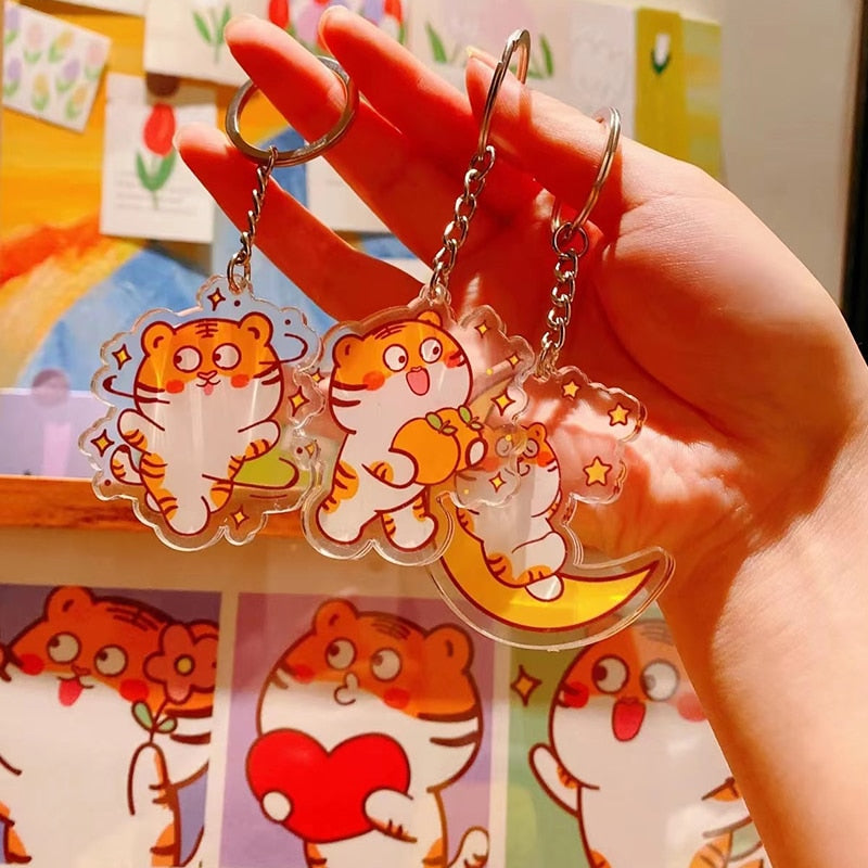 Custom Acrylic Keychain - Clear - Epoxy - Holo