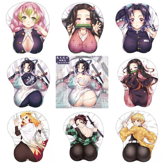 Oppai Mouse Pad - Shinobu Nezuko Anime Sexy Mousepad +10 versions