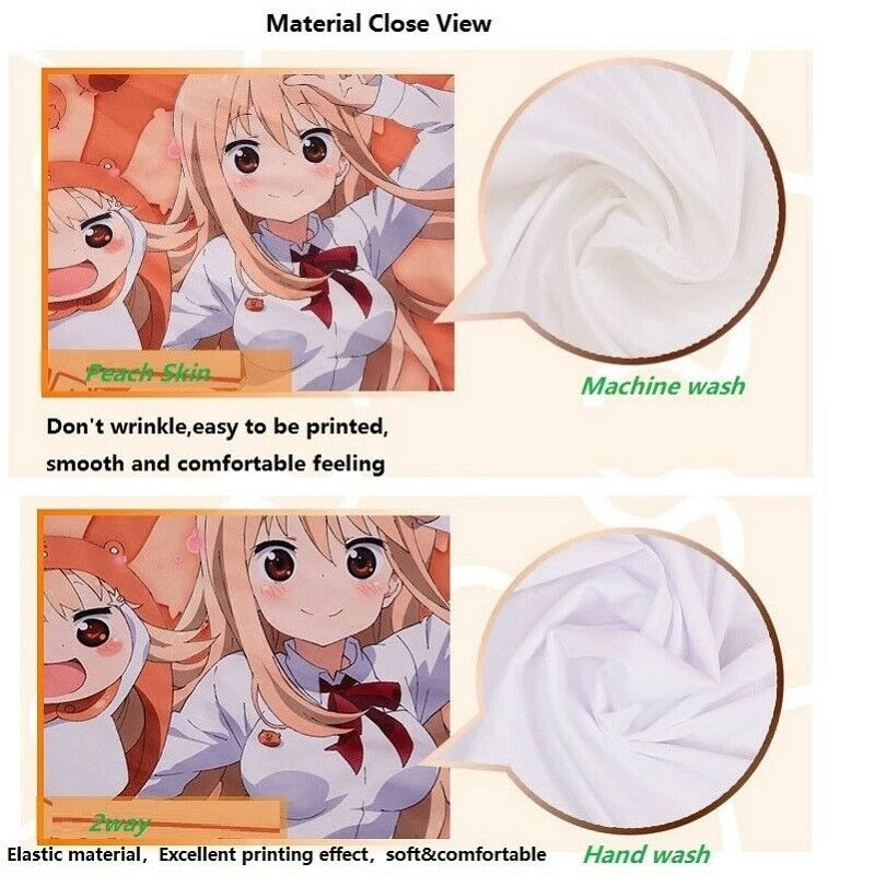 Dakimakura Genshin Impact Pillow Case Yae Miko Fan Made Merchandise