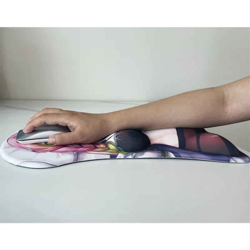3D Boobs Full Body Mouse Pad Oppai Kujou Genshin - Fan Made Merchandise