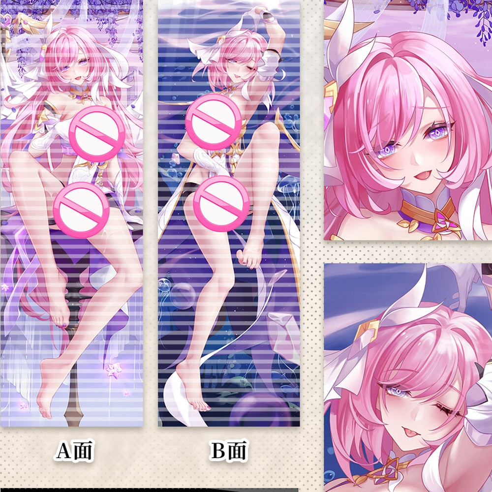 Dakimakura Elysia Honkai Impact Pillowcase Hugging Pillow