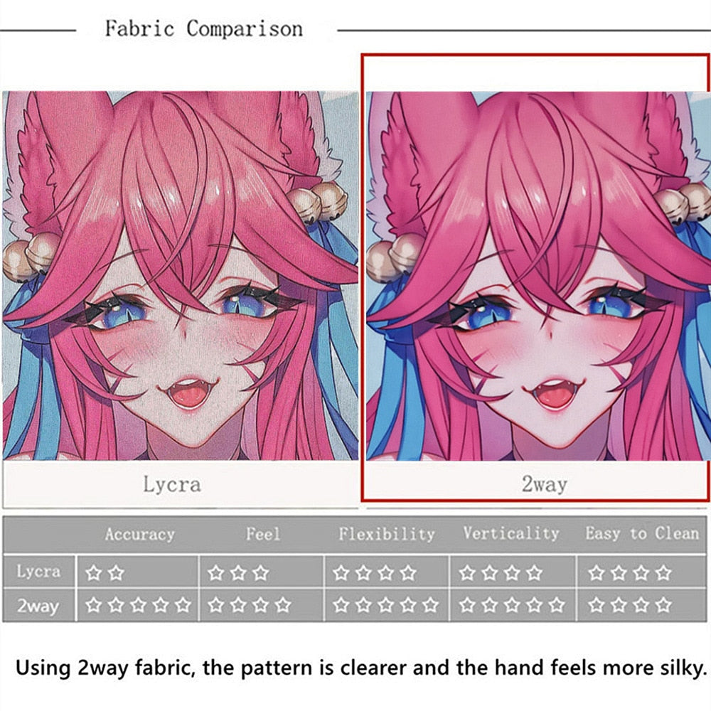 League of Legends Sexy Ahri Big Breast Gaming Anime 3D Mouse Pad Cute Manga Pad with Wrist Oppai Silicone Gel Boob Mat