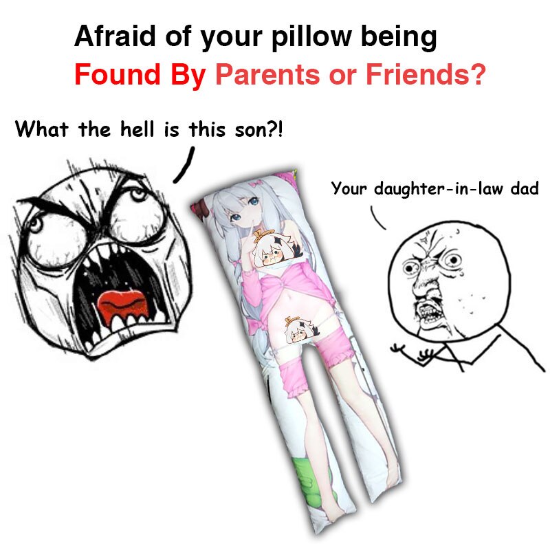 Dakimakura Hiding Case Body Pillow