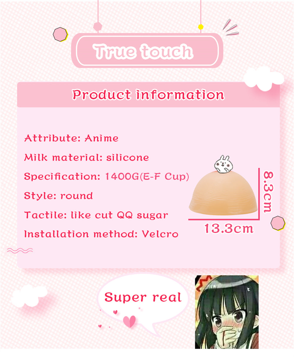 3D Breast for Dakimakura Pillowcase - For better simulation