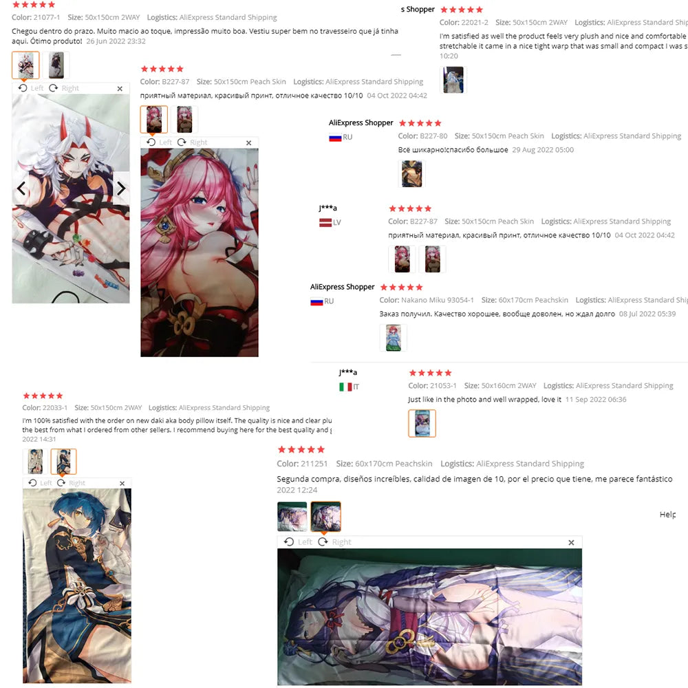 Dakimakura VTuber Chloe Anime Pillow Case