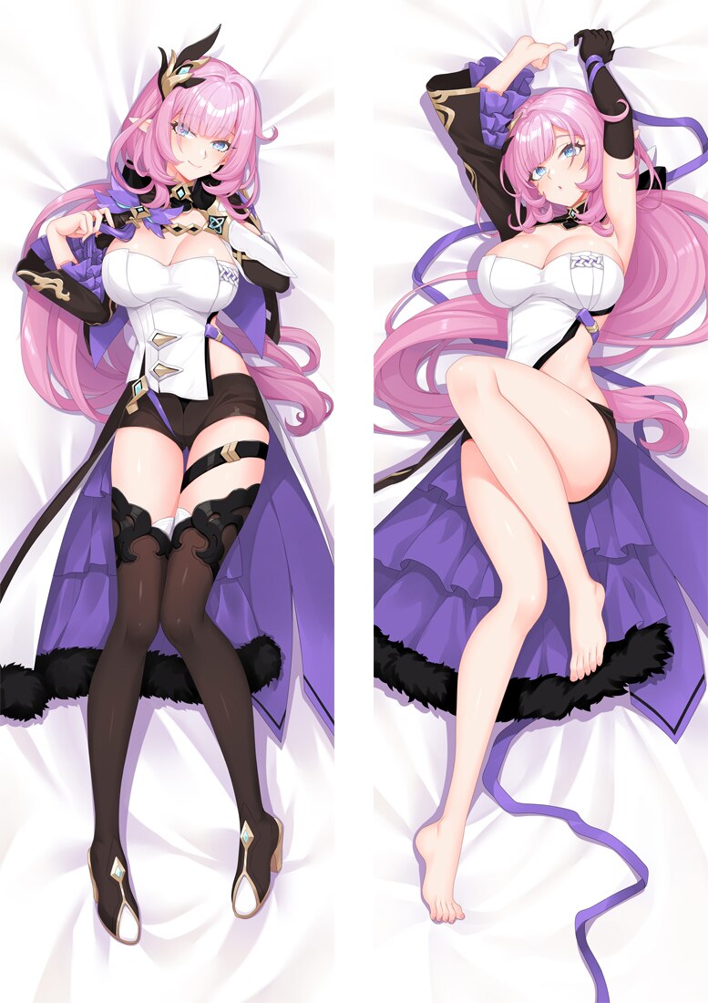 Dakimakura Honkai Impact Elysia Pillowcase Fan Made Merchandise