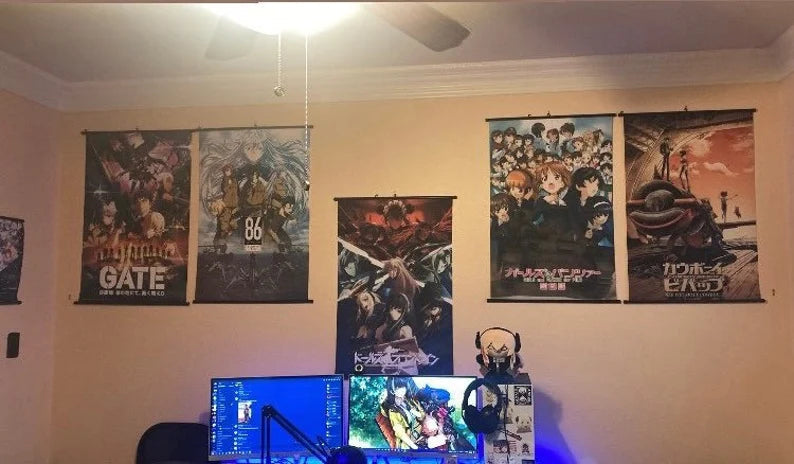Anime Poster Home Decor Wall Scroll Painting - SFW / NSFW
