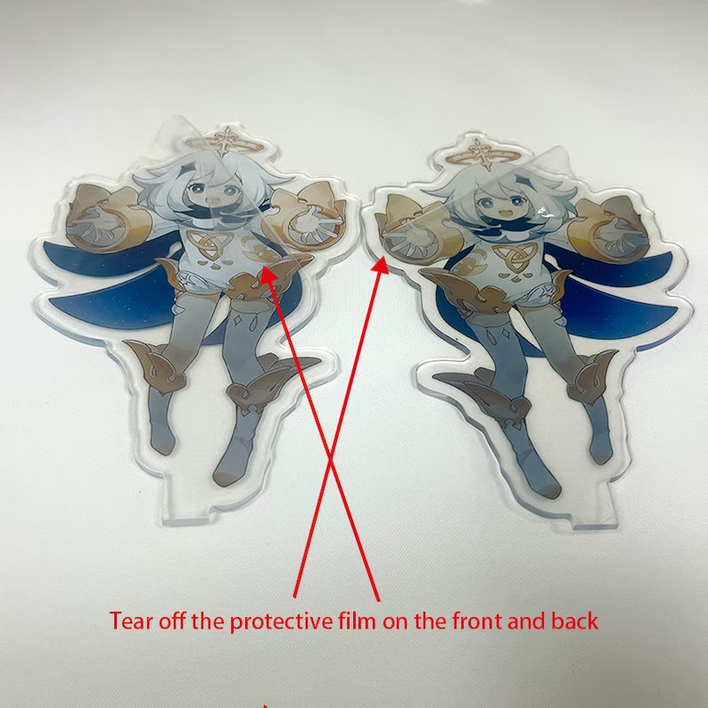 Custom Acrylic Stand - Clear - Holo