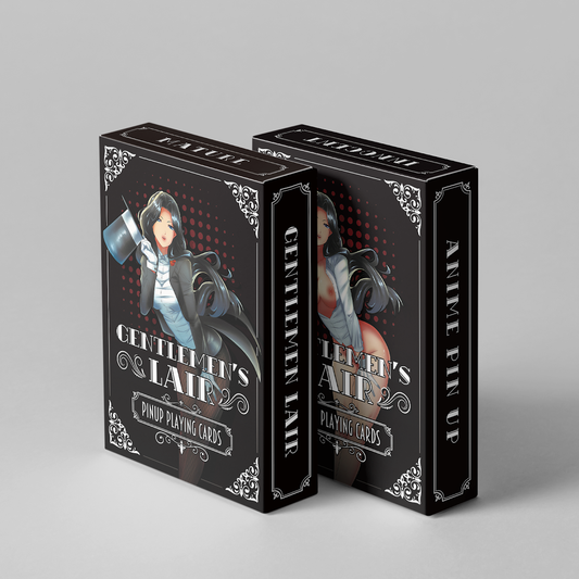 Gentlemen's Lair - Pin-up Anime Playing Cards