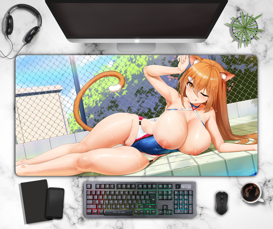 Anime Mouse Pad - Large Desk Mat Manga - Gaming Gift - 2 versions