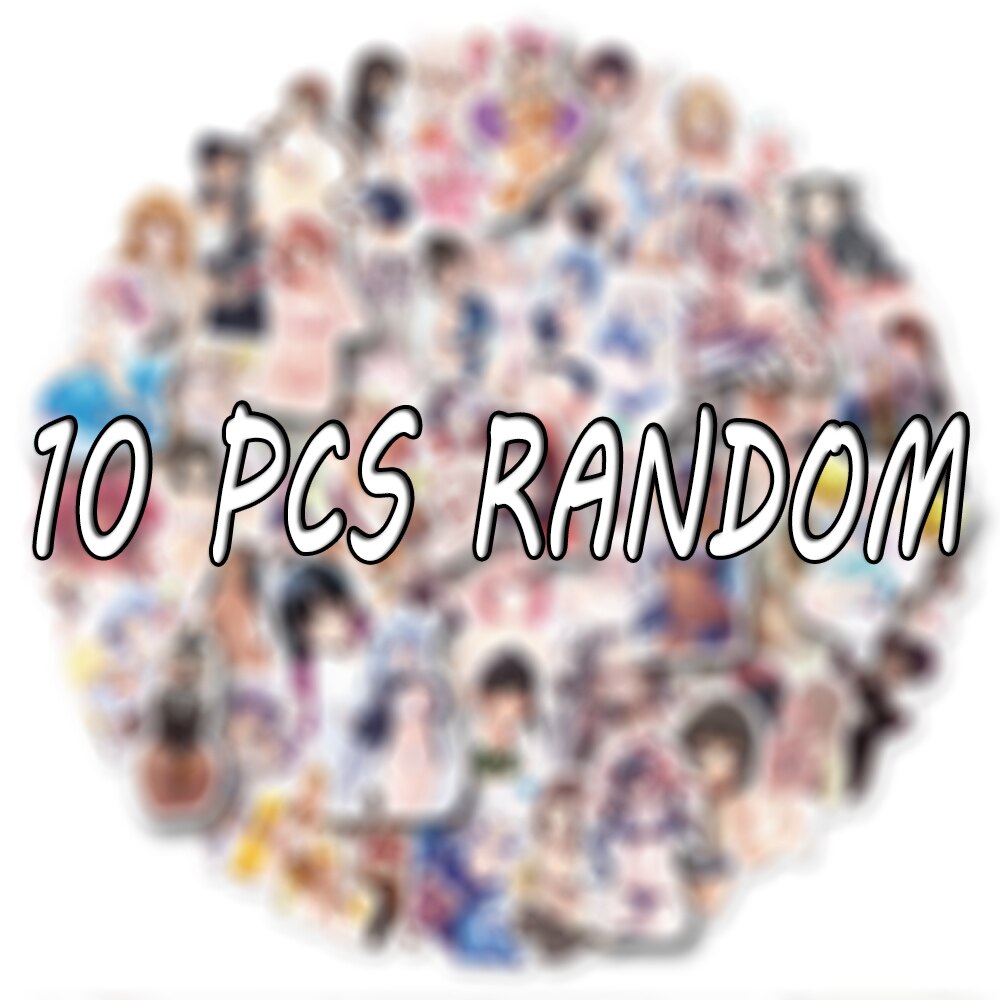10/30/50PCS Stickers Waifu Sexy Kawaii Anime