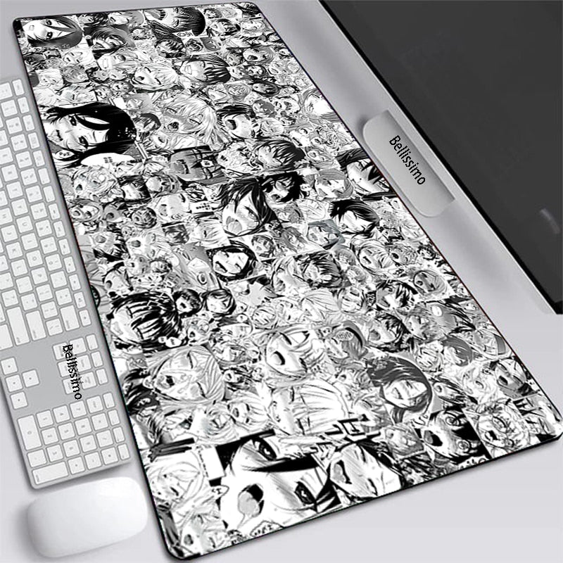 Anime Ahegao Desk Mat - Large Mouse Pad Hentai Manga - Gaming Gift