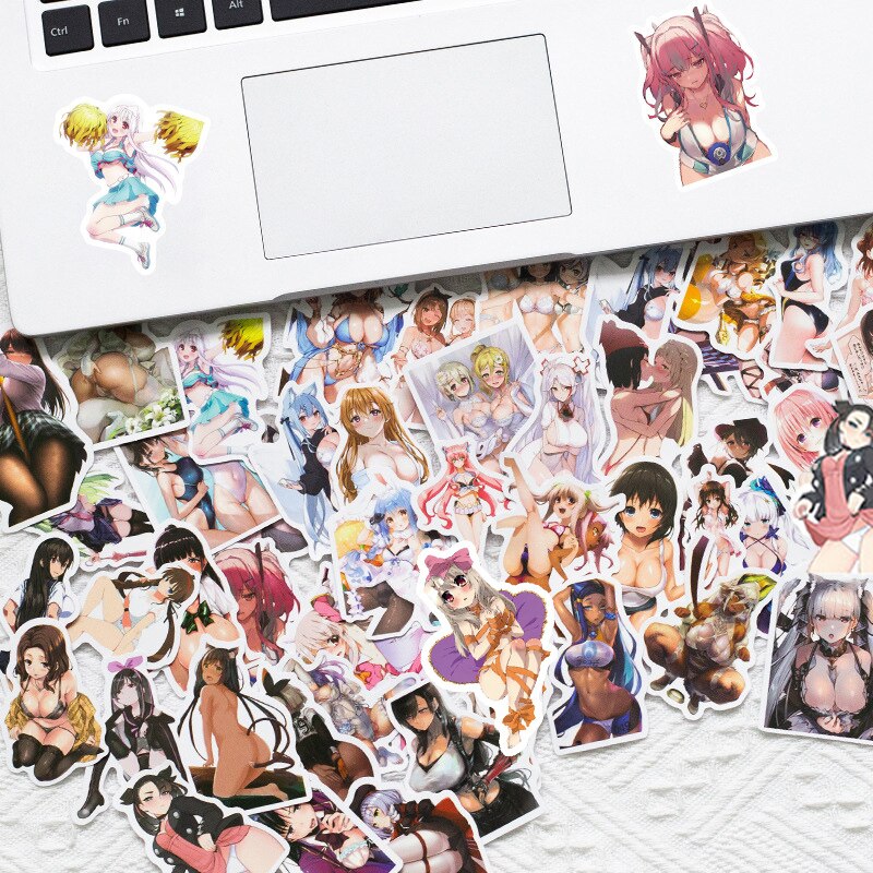 10/30/50PCS Stickers Waifu Sexy Kawaii Anime