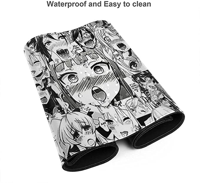 Anime Ahegao Desk Mat - Large Mouse Pad Hentai Manga - Gaming Gift