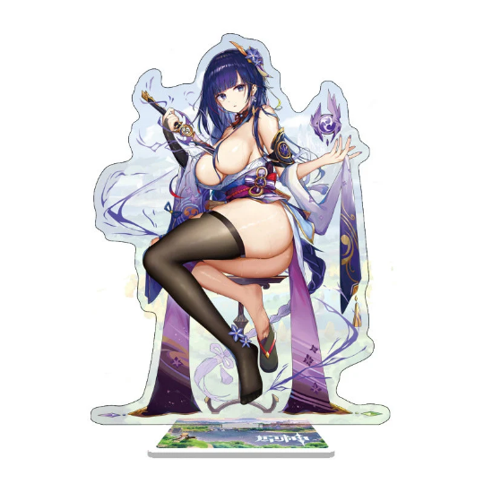 Custom Acrylic Stand - Clear - Holo