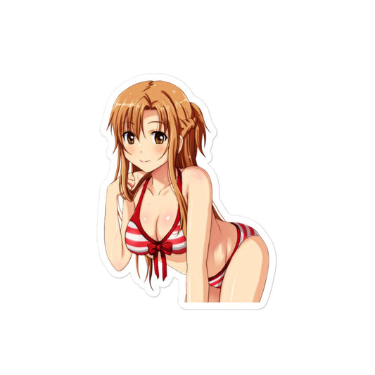 Waterproof Sticker Bikini Girl - Ecchi Anime Waifu