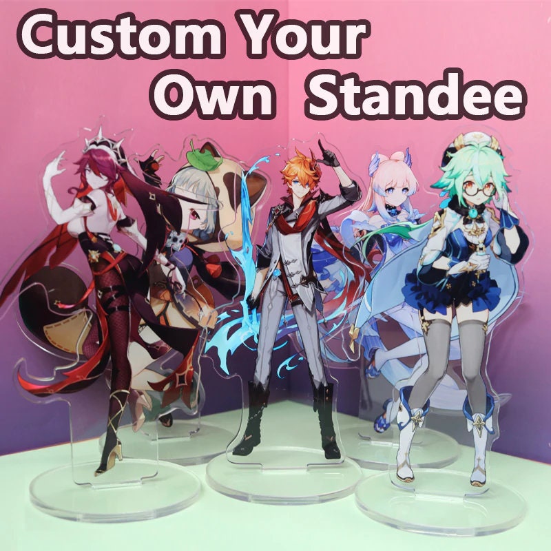 Custom Acrylic Stand - Clear - Holo