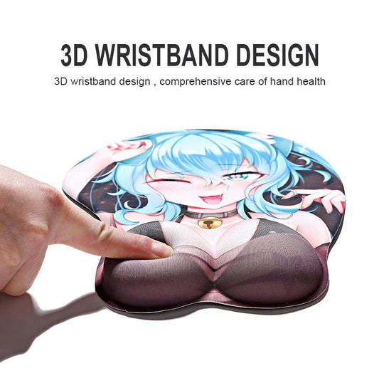 Anime 3D Oppai Mouse Pad Manga Gaming Gift