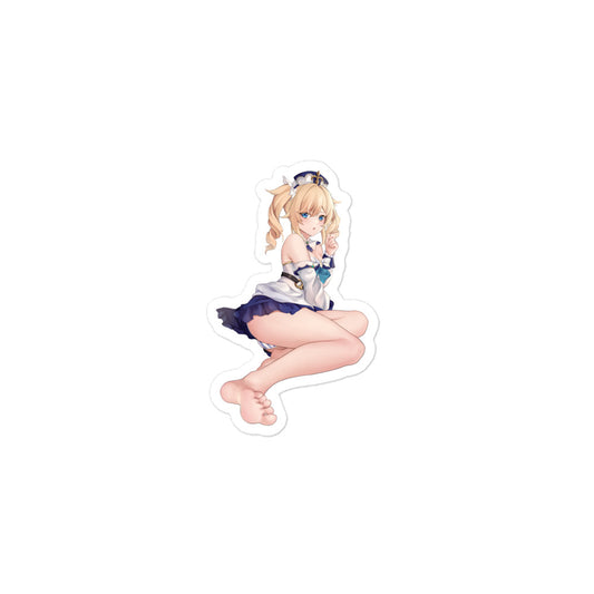 Anime Sexy Girl Sticker Barbara Genshin Impact Waterproof Waifu - Fan made merchandise