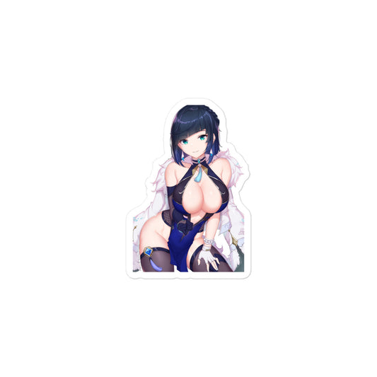 Anime Sexy Girl Sticker Yelan Genshin Impact Waterproof Waifu - Fan made merchandise