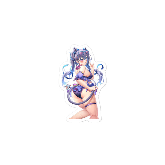 Anime Girl Sticker Keqing Genshin Impact Waterproof Waifu - Fan made merchandise