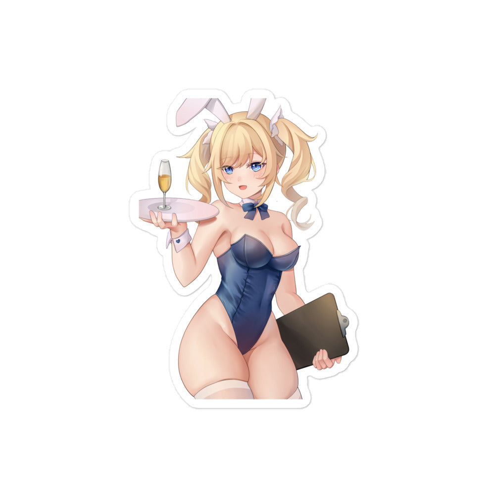 Anime Sexy Girl Sticker Barbara Genshin Impact Waterproof Waifu - Fan made merchandise