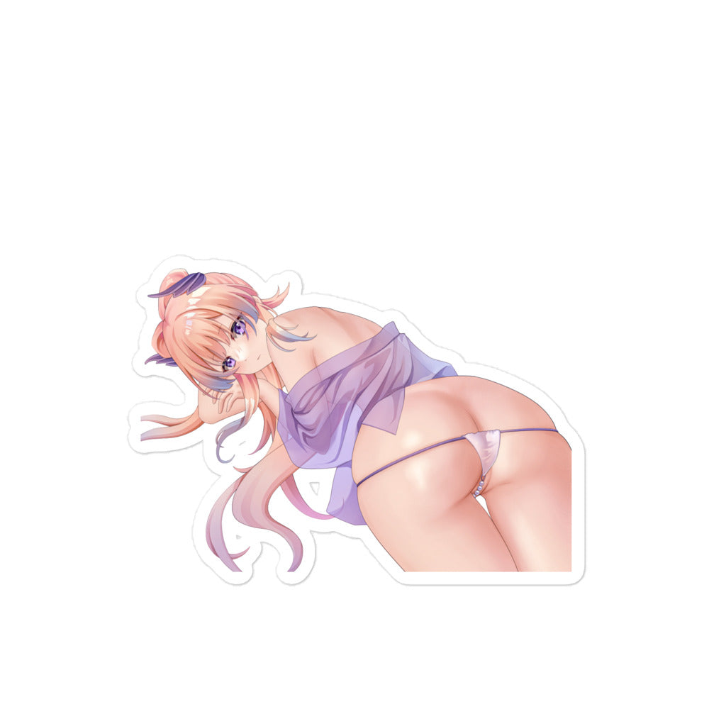 Anime Sexy Girl Sticker Kokomi Genshin Impact Waterproof Waifu - Fan made merchandise