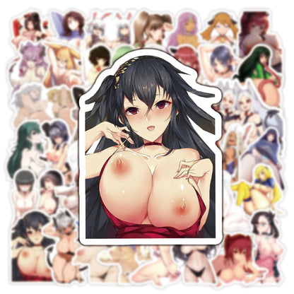 [+20 STYLES] 50PCS Anime Girl Pinup Sexy Waifu Sticker