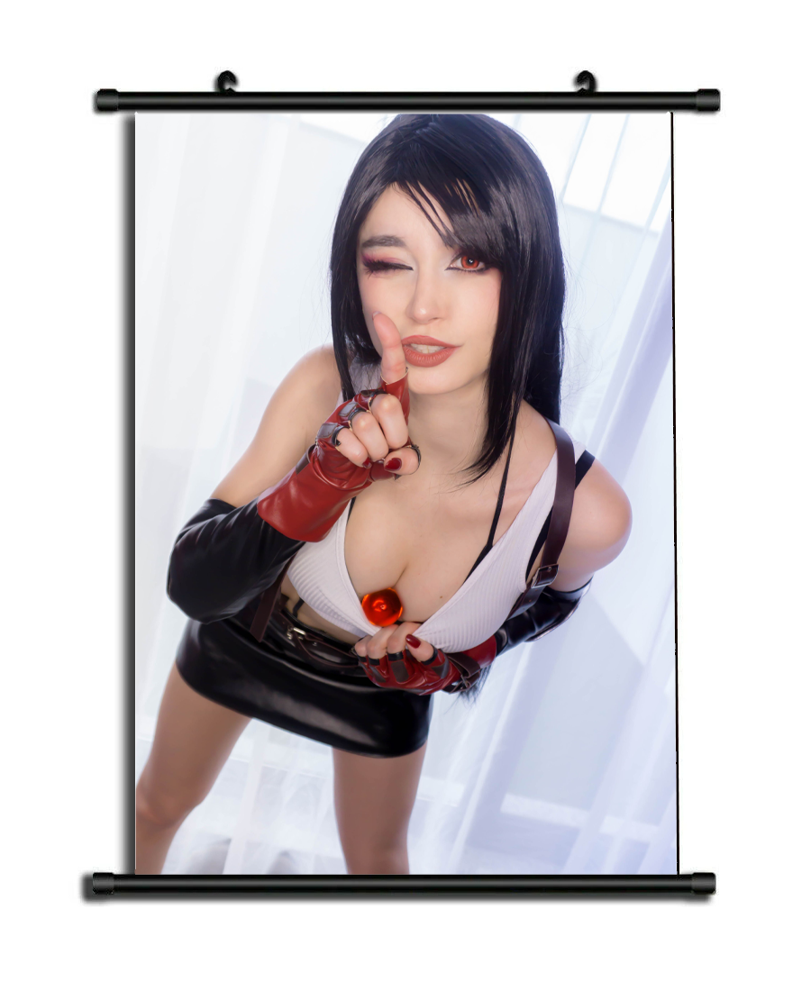 [+10 Versions][Cosplayer Aery Tiefling] Official Poster Scroll - Tifa