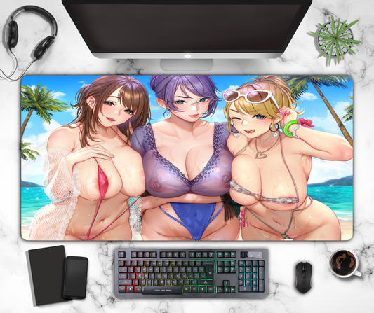 Anime Mouse Pad - Large Desk Mat Manga - Gaming Gift