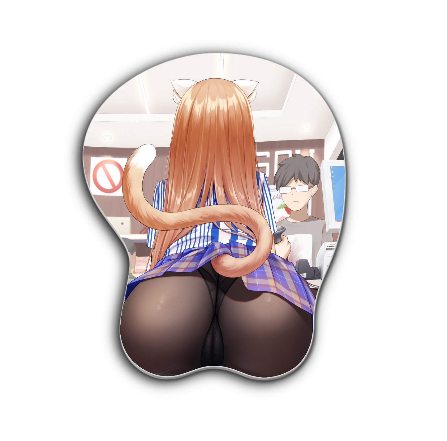 Anime 3D Oppai Mouse Pad Butt - 3 versions