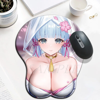 3D Oppai Mouse Pad - Genshin Impact Ayaka Fan Made Merchandise