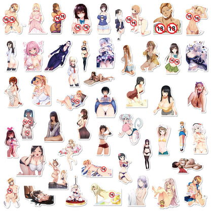 50PCS Stickers Adult Anime Sexy Girls Stickers
