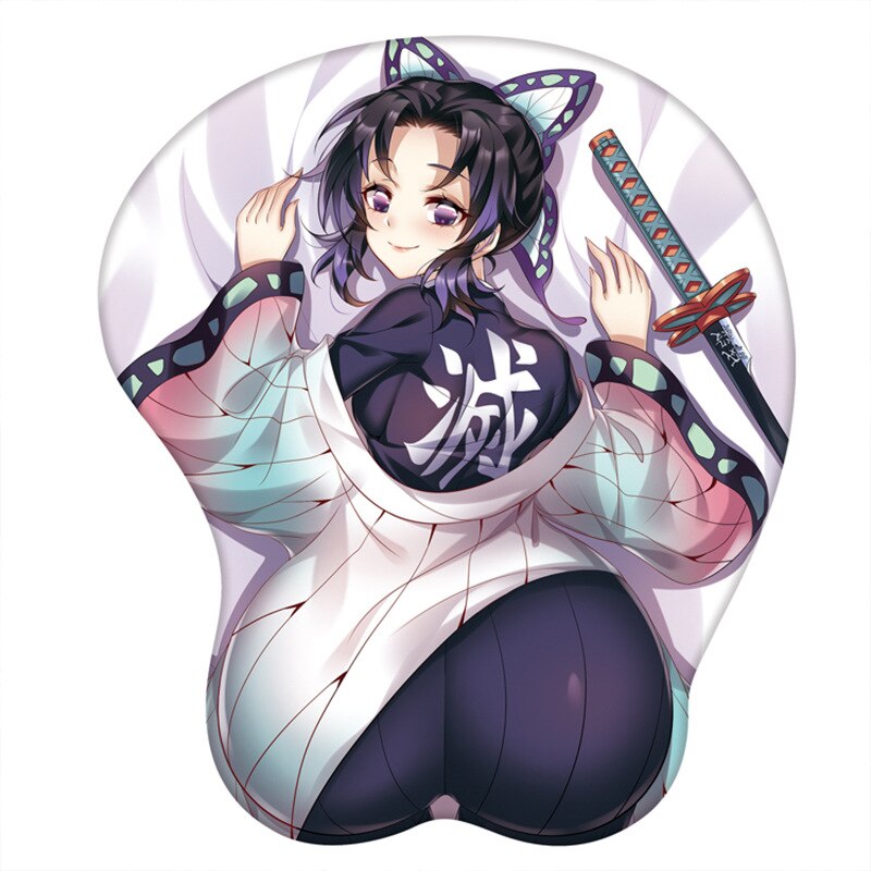 Oppai Mouse Pad - Shinobu Nezuko Anime Sexy Mousepad +10 versions