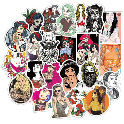 50/100pcs Anime Girl Pinup Sexy Waifu Sticker [+20 STYLES]
