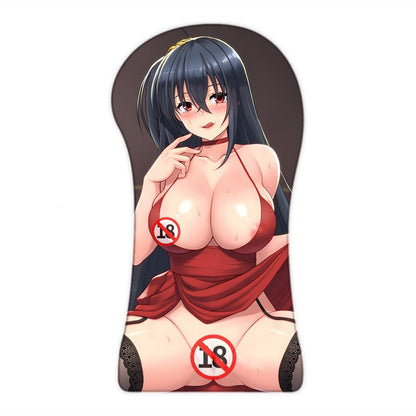 [+20 Characters] 3D Full Body Mouse Pad Arm Wrist Rest Anime Sexy Oppai Pad
