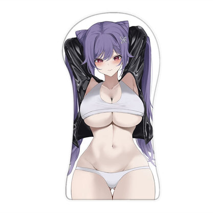 [+20 Characters] 3D Full Body Mouse Pad Arm Wrist Rest Anime Sexy Oppai Pad