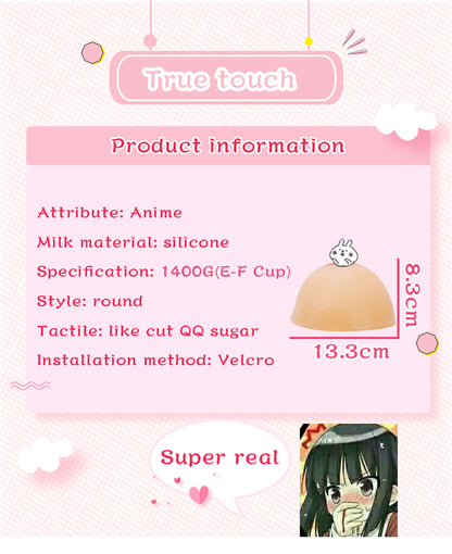 3D Breast for Dakimakura Pillowcase - For better simulation