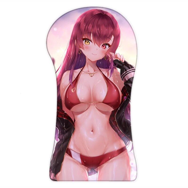 [+20 Characters] 3D Full Body Mouse Pad Arm Wrist Rest Anime Sexy Oppai Pad