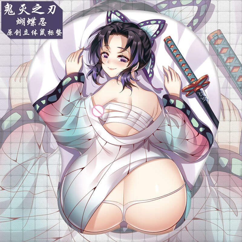Oppai Mouse Pad - Shinobu Nezuko Anime Sexy Mousepad +10 versions