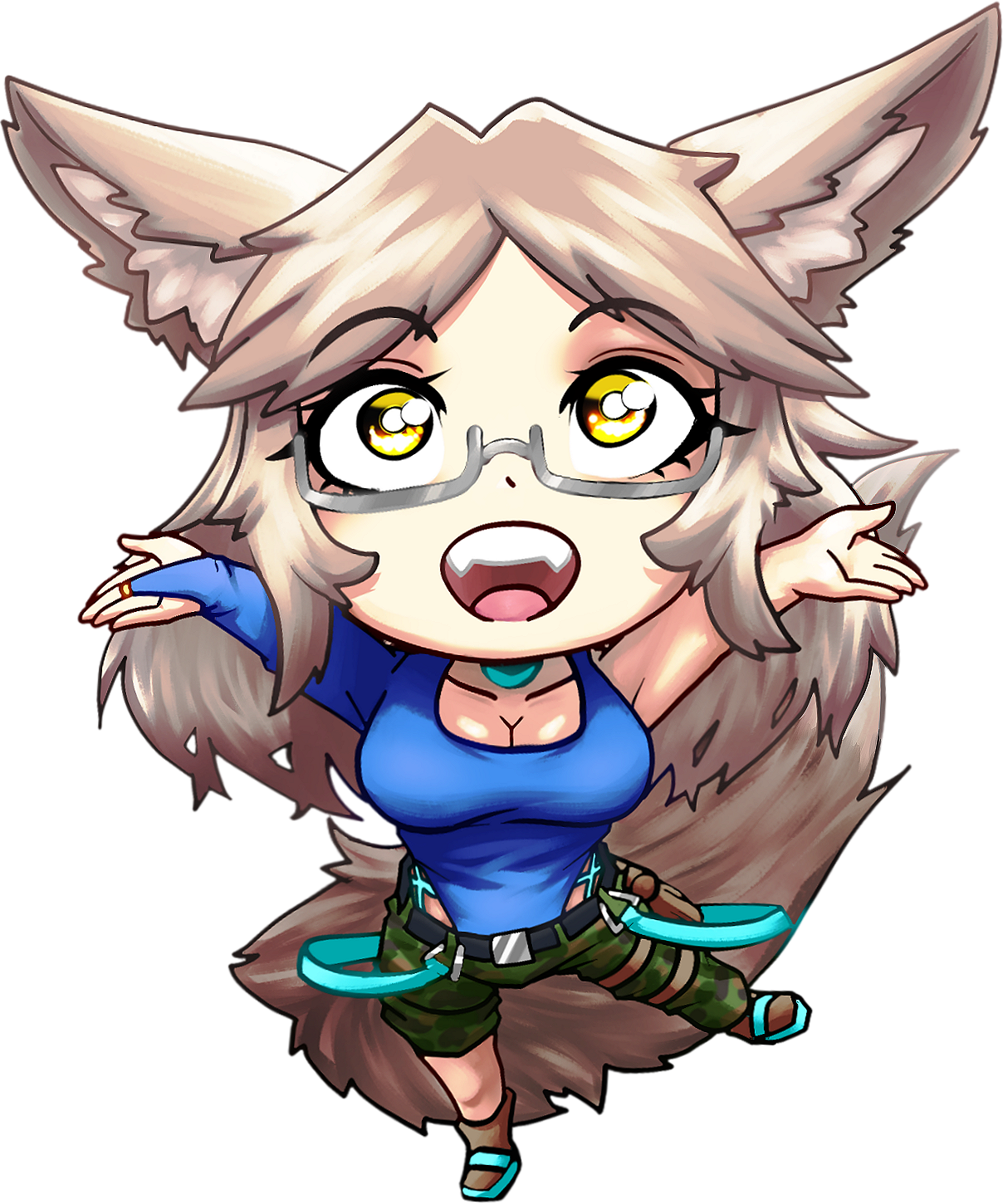 [SandyLightning] Acrylic Stand Chibi