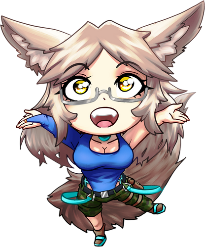 [SandyLightning] Acrylic Stand Chibi