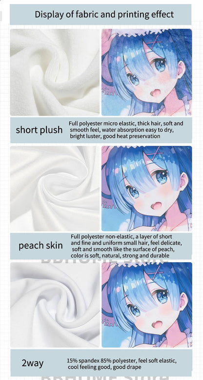 Dakimakura Keqing Anime Pillow Genshin Impact Fan Made Merchandise