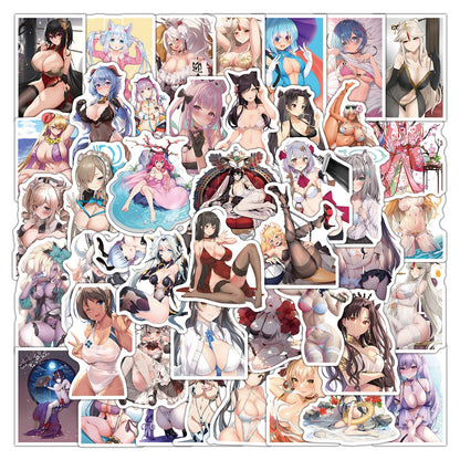 50/100pcs Anime Girl Pinup Sexy Waifu Sticker [+20 STYLES]