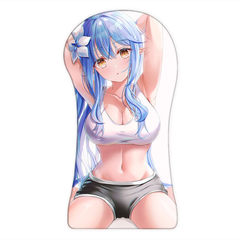 [+20 Characters] 3D Full Body Mouse Pad Arm Wrist Rest Anime Sexy Oppai Pad