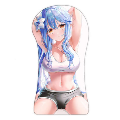 [+20 Characters] 3D Full Body Mouse Pad Arm Wrist Rest Anime Sexy Oppai Pad