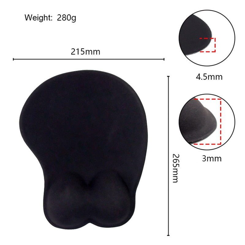 3D Mousepad Kuroinu Anime Silicone Sexy Boobs Mousepad